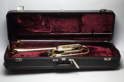 Lot 660 - Boosey and Hawkes B flat and F bass trombone