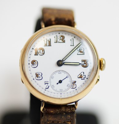 Lot 88 - Stauffer & Co 18ct gold cased wristwatch