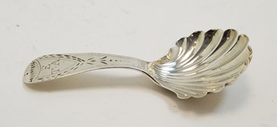 Lot 204 - Silver caddy spoon, by Thomas Watson, Newcastle