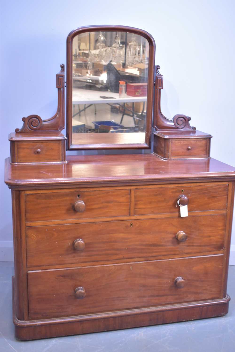 Lot 489 - Victorian dressing chest.