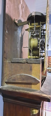 Lot 475 - James Allen, London - eight day musical mahogany longcase clock