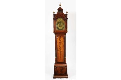 Lot 751 - James Allen, London - eight day musical mahogany longcase clock