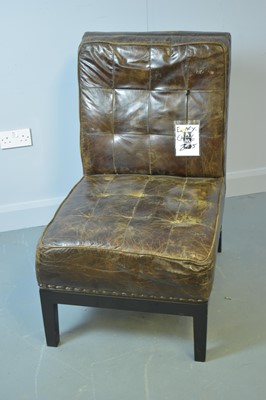 Lot 486 - 20th Century AM Jefferson leather chair