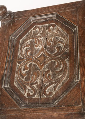 Lot 837 - 17th Century oak cradle