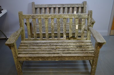 Lot 410 - Two garden benches
