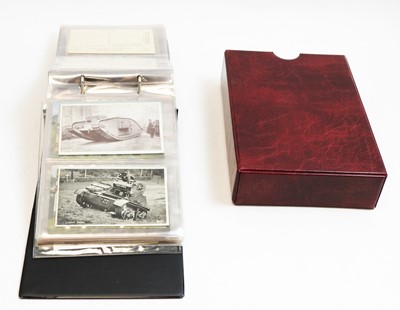 Lot 923 - Album of early 20th C and later postcards and photographs.