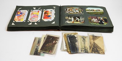 Lot 924 - Album of early 20th C and later postcards.