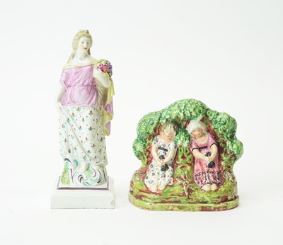 Lot 630 - Neale figure Ceres and another babes in the wood.