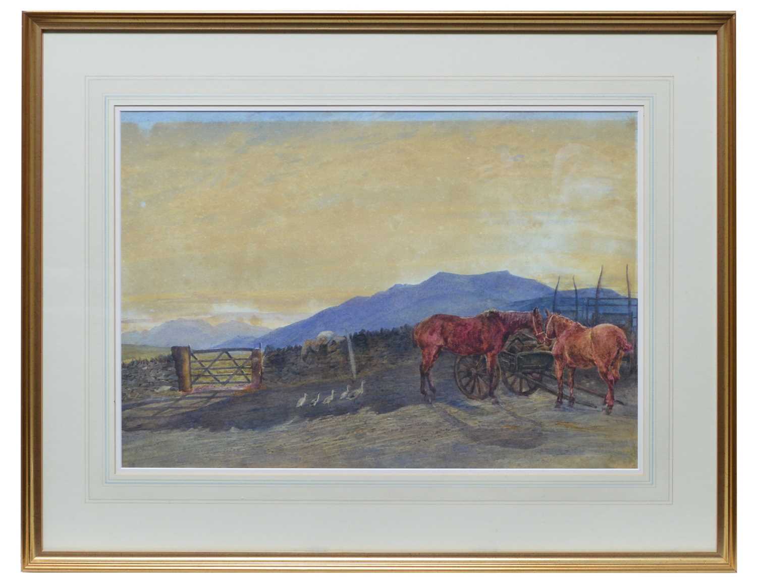 Lot 848 - Attributed to Charles Richardson - watercolour.