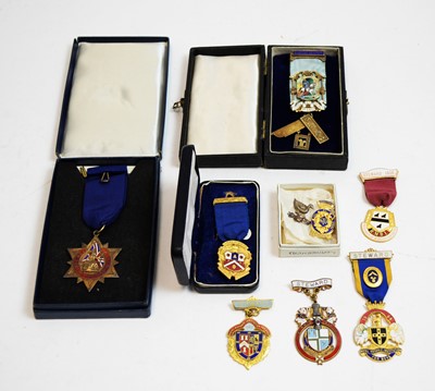 Lot 795 - Masonic and other medals and medallions.