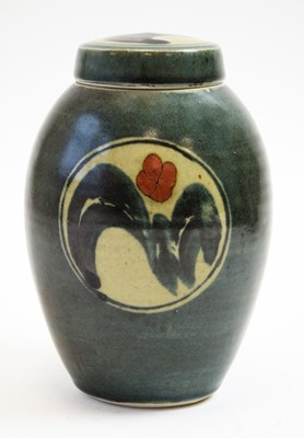 Lot 7 - David Frith studio pottery vase and cover