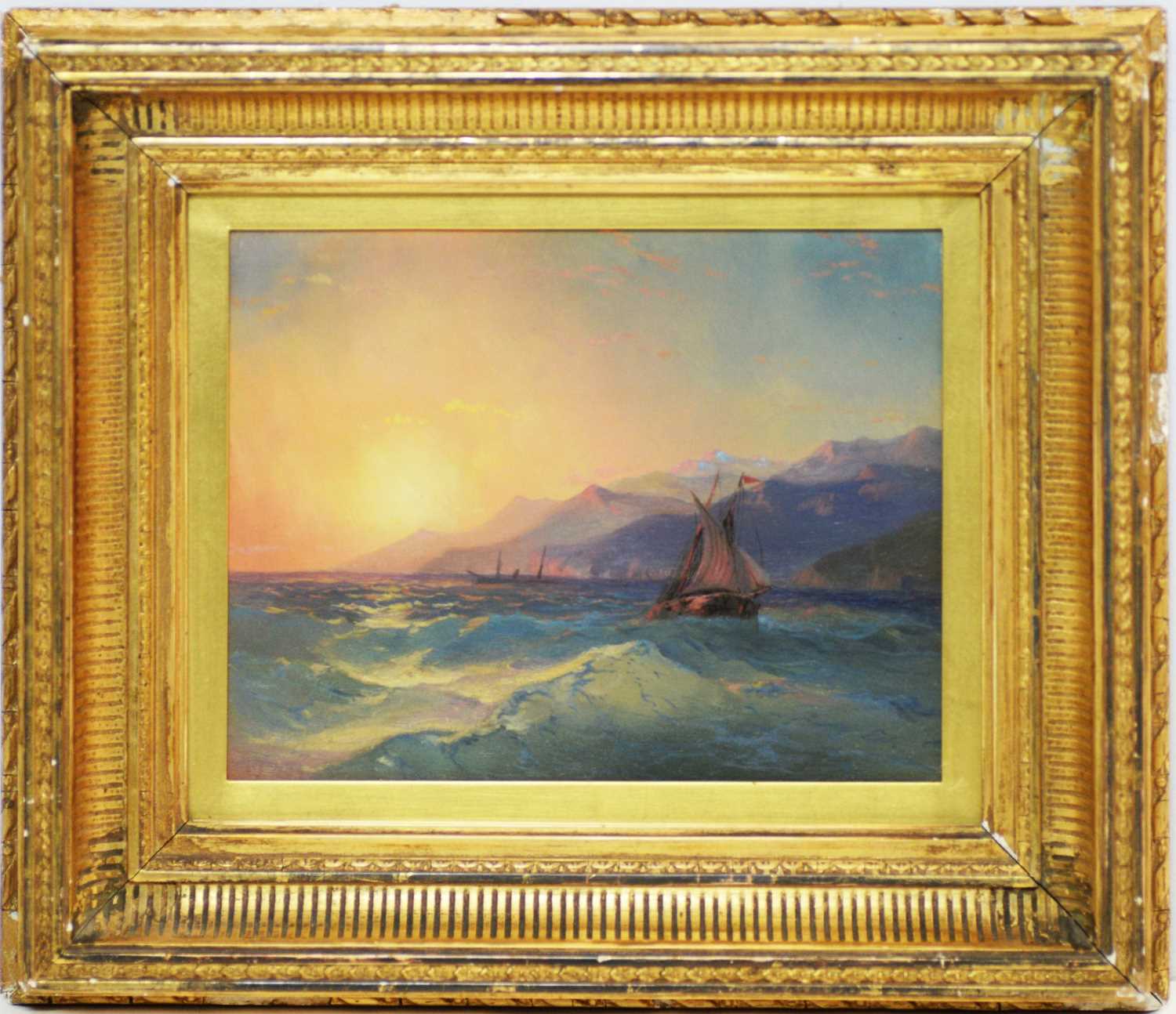 Lot 522 - A follower of Ivan Aivazovsky - oil.