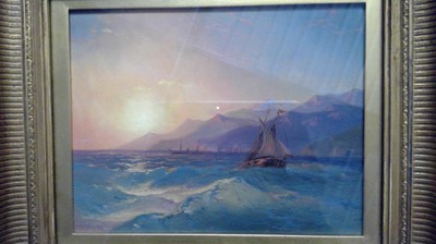 Lot 522 - A follower of Ivan Aivazovsky - oil.