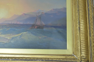 Lot 522 - A follower of Ivan Aivazovsky - oil.