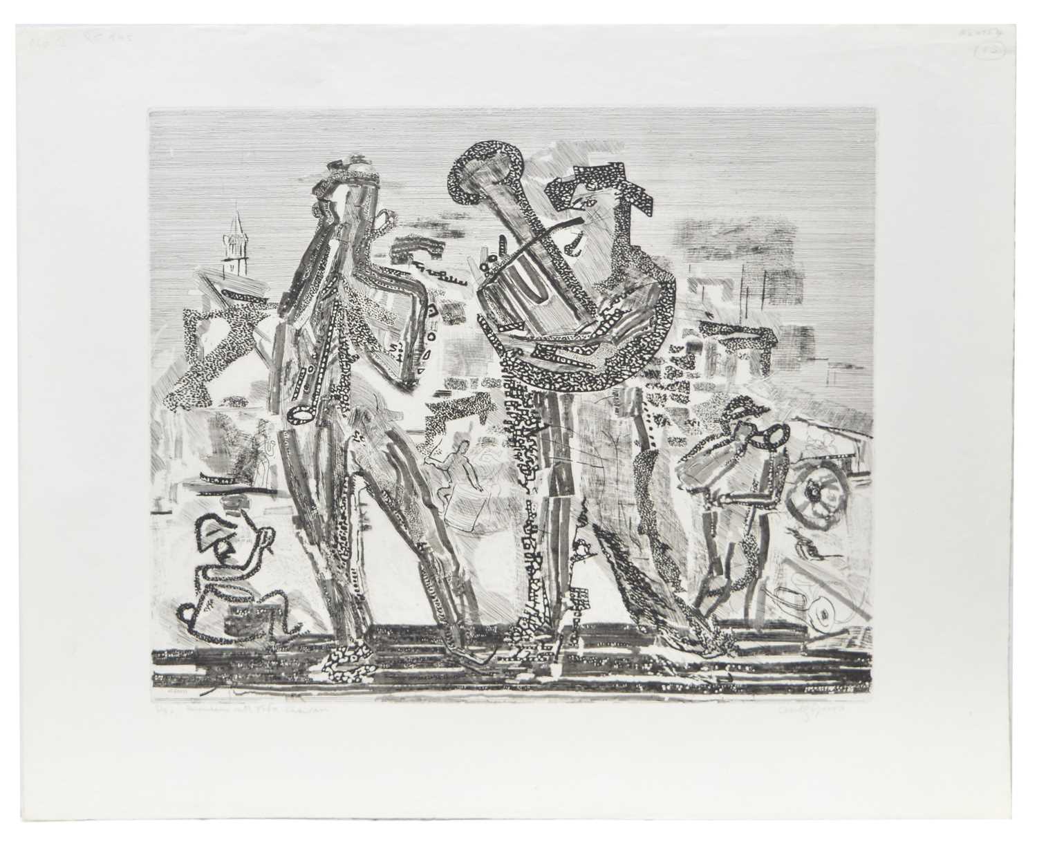 Lot 443 - Anthony Gross - etching.