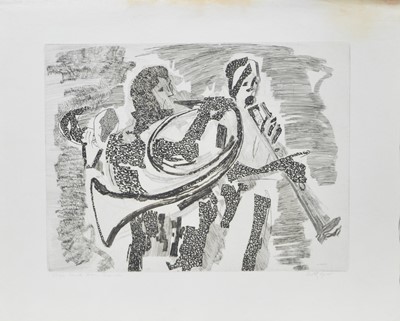 Lot 447 - Anthony Gross - etching.