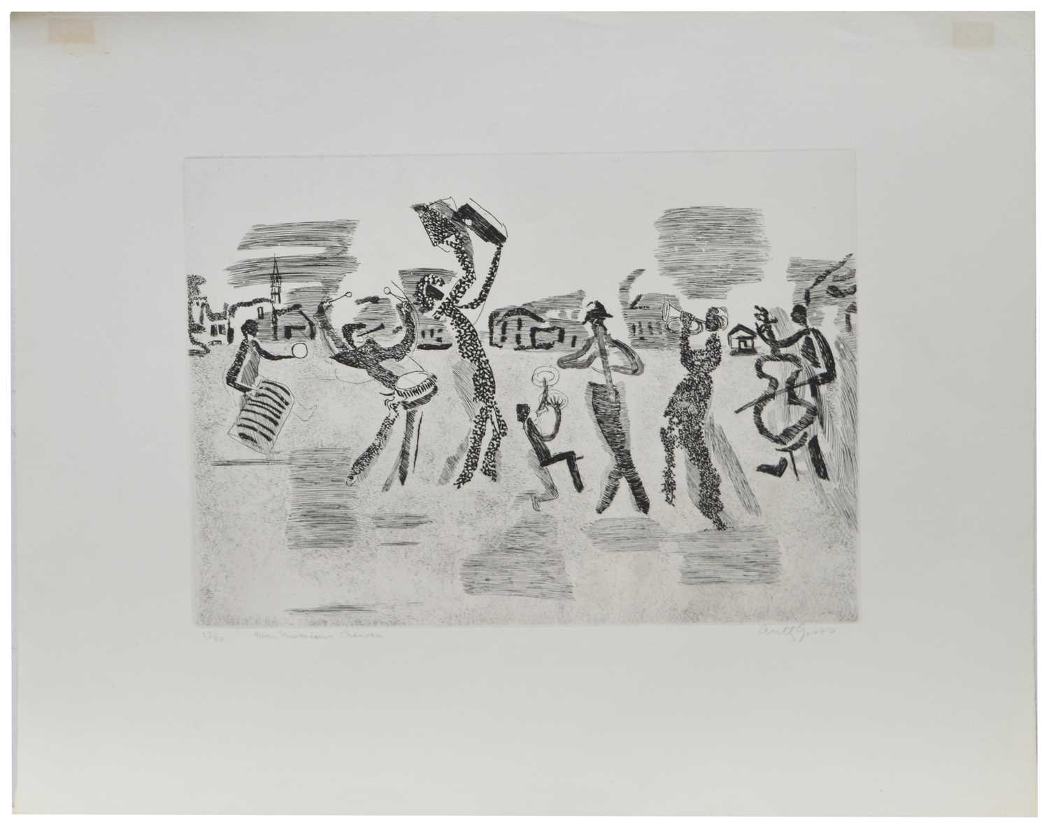 Lot 449 - Anthony Gross - etching.