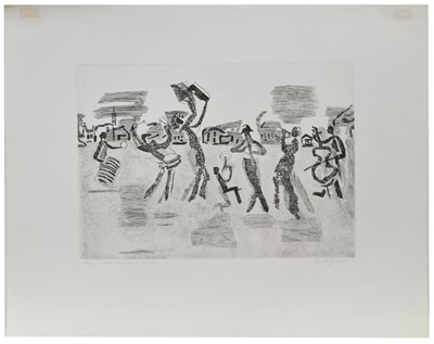 Lot 449 - Anthony Gross - etching.