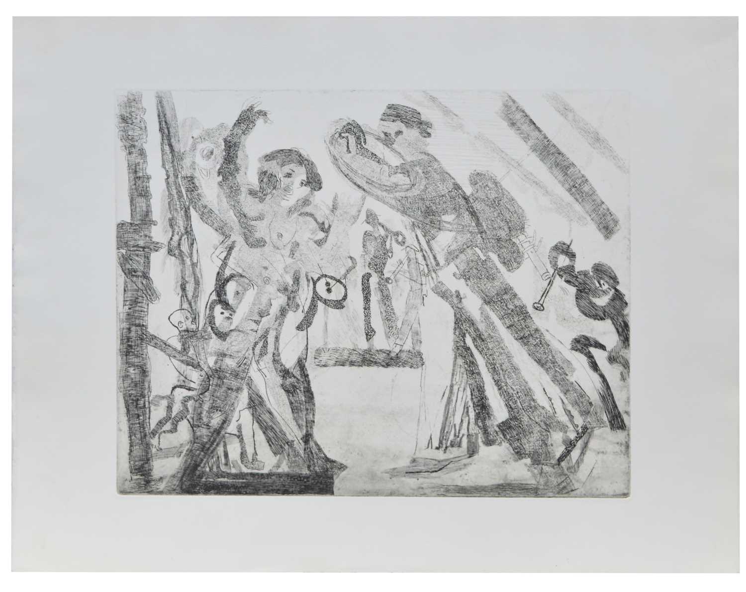 Lot 182 - Anthony Gross - etching.