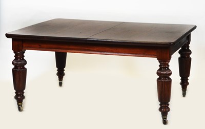 Lot 861 - Victorian mahogany dining table