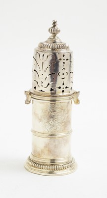 Lot 154 - William and Mary silver lighthouse caster, by John Cory