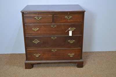 Lot 464 - George III mahogany chest of drawers.
