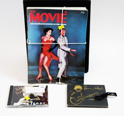 Lot 609 - Ronnie Wood and Bryan Ferry CD's; and movie magazines.