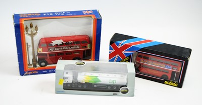 Lot 839 - Two London buses; and a Scania BP tanker.