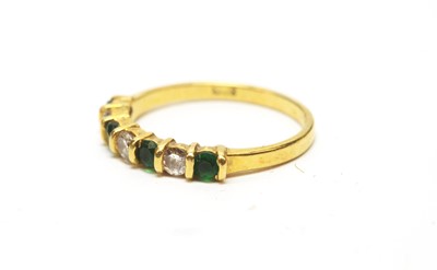 Lot 11 - Emerald and diamond ring