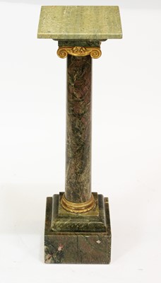 Lot 790 - Victorian marble and gilt metal pedestal