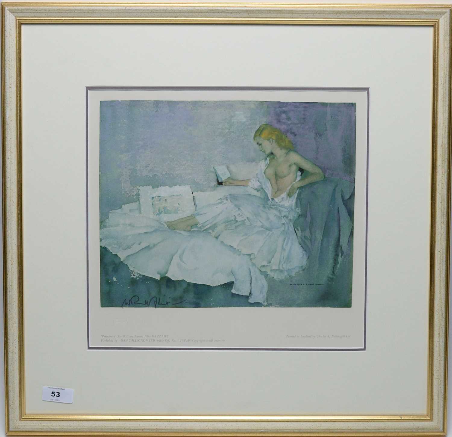 Lot 53 - Sir William Russell Flint - limited edition.