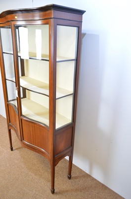 Lot 469 - Edwardian display cabinet.