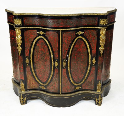 Lot 865 - 19th Century Boulle marquetry credenza