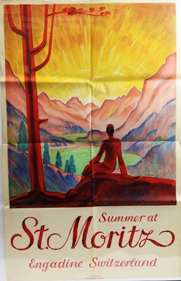 Lot 986 - Vintage travel poster.