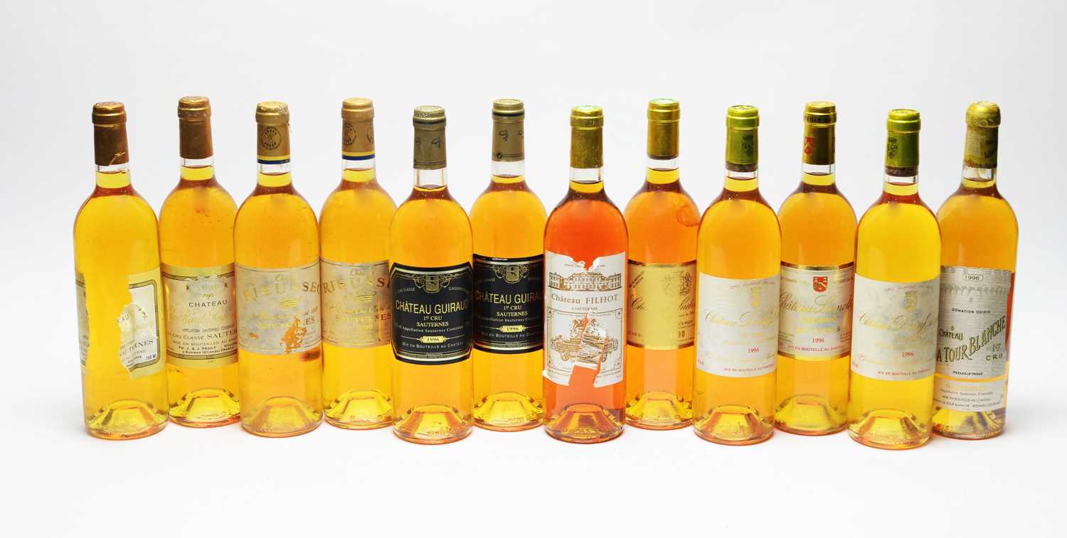 Lot 387 - Chateau Guiraud 1996; and other wines