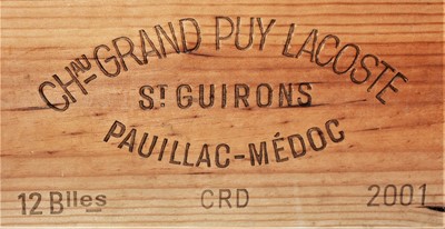 Lot 285 - Chateau Grand Puy Lacoste 2001
