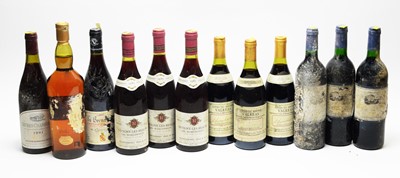 Lot 237 - Domaine de la Jonction Syrah 1995; other wines; and M. Chapoutier and another whisky.