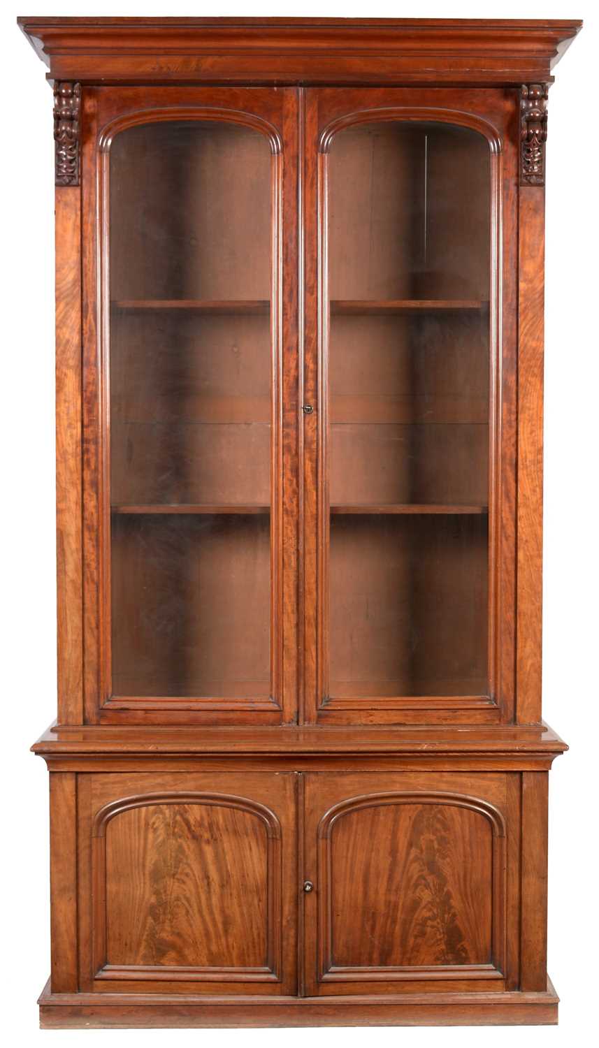 Lot 895 - A Victorian mahogany bookcase