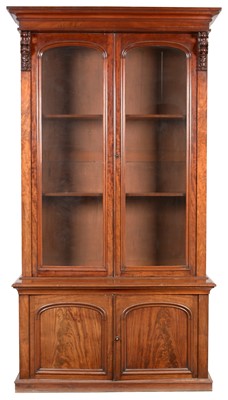 Lot 895 - A Victorian mahogany bookcase
