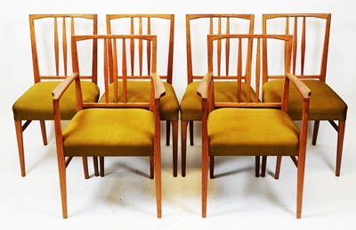 Lot 72 - Gordon Russell - Six teak dining chairs
