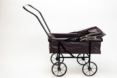 Lot 1105 - A mid-20th Century doll's pram by Tri-ang