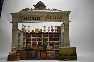 Lot 942 - Moritz Gottschalk: a Victorian shop "Southill Stores"; and shop counter.
