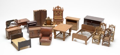 Lot 972 - Doll's house furniture.