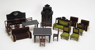 Lot 978 - Doll's house furniture.