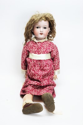 Lot 1031 - Armand Marseille, Germany: a bisque head doll.