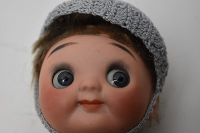 Lot 1033 - Heubach, Germany: an Enico II (Eisenmann & Co.) bisque head googly eyed doll.
