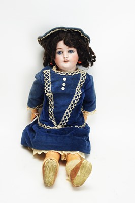 Lot 1037 - Simon & Halbig, Germany: bisque head doll, No. 1079.