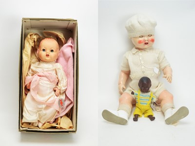 Lot 1045 - Plastex by Palitoy, England: a composition baby doll.