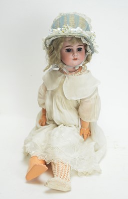 Lot 1051 - Armand Marseille, Germany: a bisque head doll 'No. 1894'.