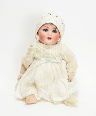 Lot 1056 - Schutzmeister Quendt, Germany: a bisque head doll 'No. 201'.